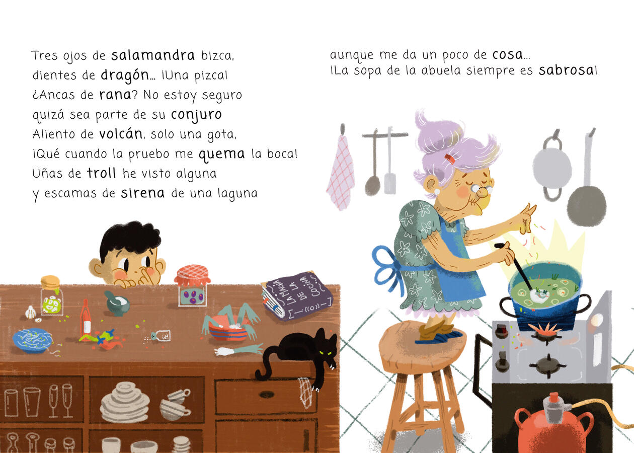 La sopa de la abuela es deliciosa, aunque no sepa que ingredientes usa