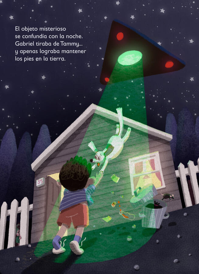 Tammy está sindo abducida y Gabriel no puede hacer nada